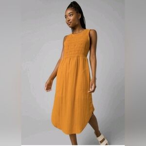 Prana Seakissed Copper Sleeveless Summer Dress